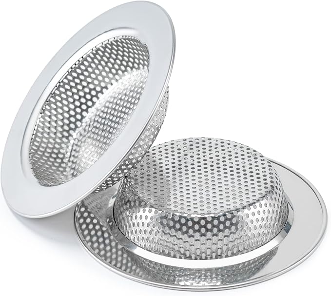 Kitchen’s Point 2-Piece Stainless Steel Sink Strainer