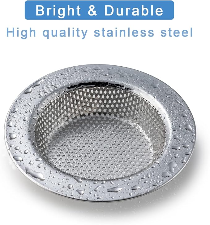 Kitchen’s Point 2-Piece Stainless Steel Sink Strainer