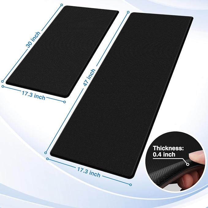 Kitchen’s Point 2-Piece Anti-Fatigue Kitchen Mats